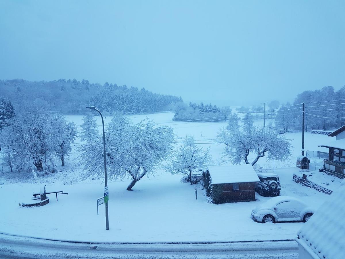 Haus Kunterbunt Lägenhet Mehlingen Exteriör bild
