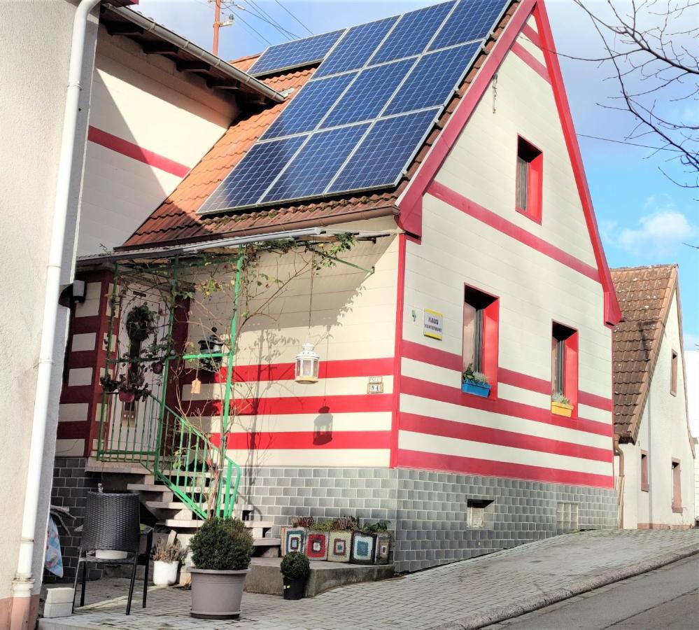Haus Kunterbunt Lägenhet Mehlingen Exteriör bild